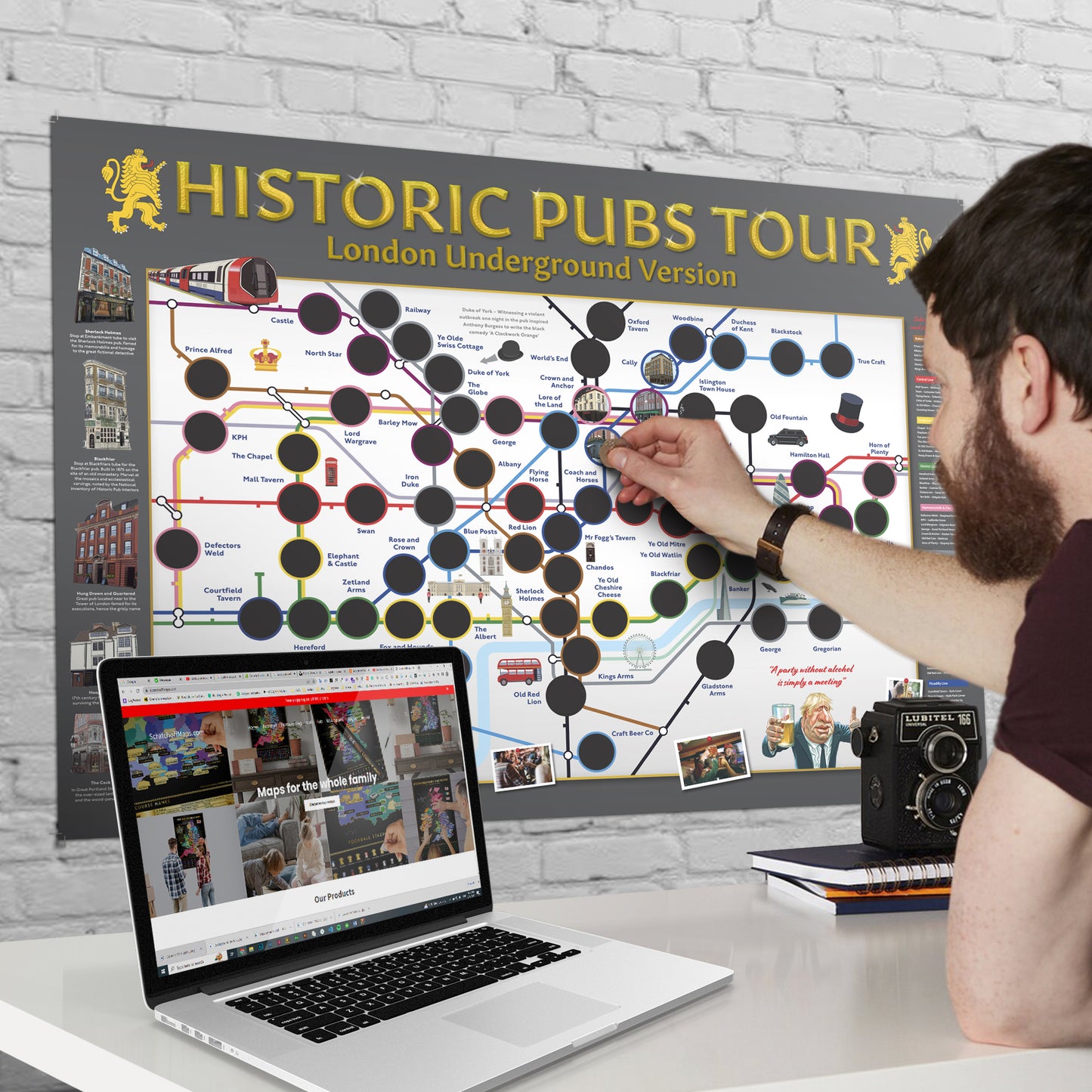 Historic London Pub Map