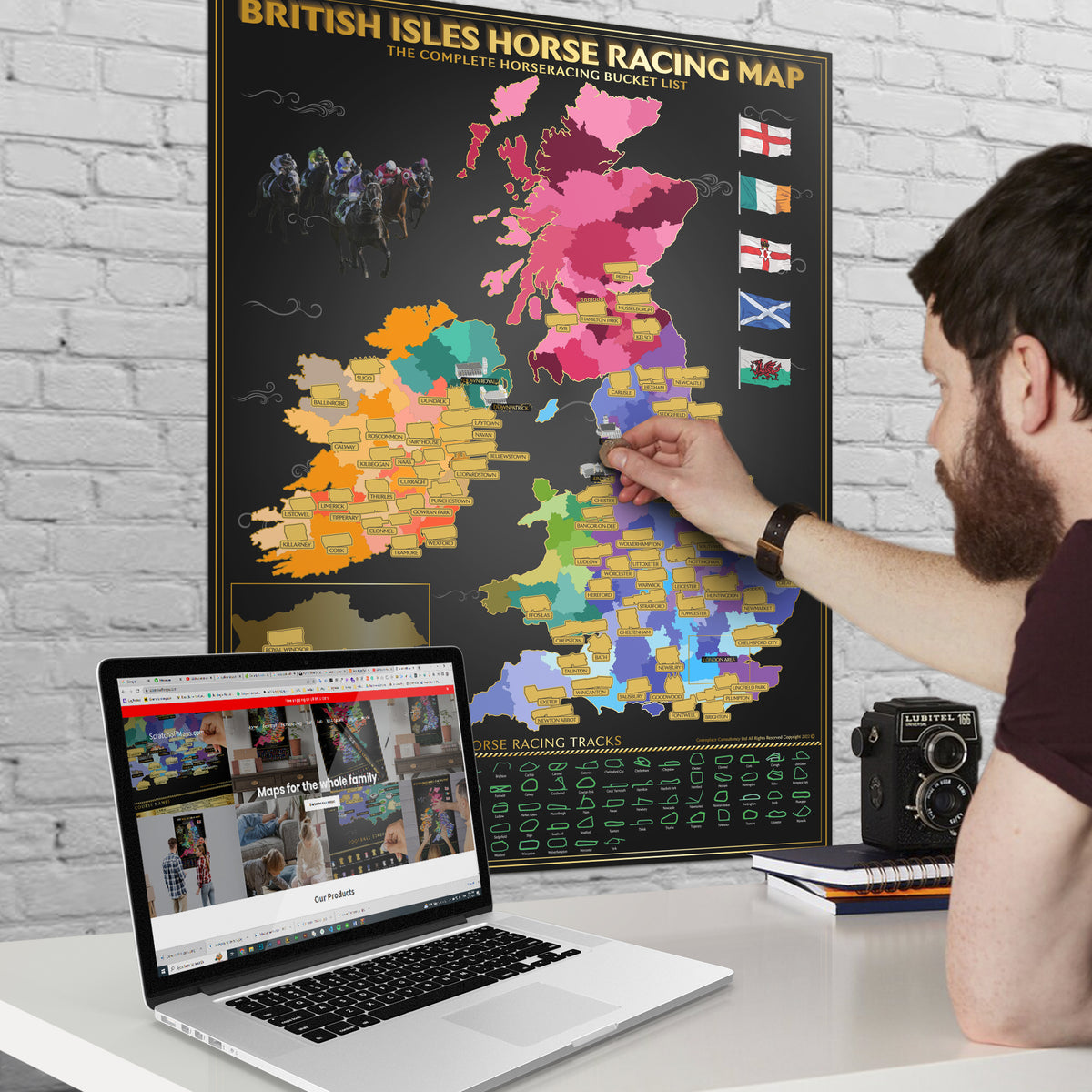 British Isles Horse Racing Map – Football Stadium Maps