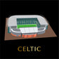 Schottland Fußballstadion Rubbelkarte