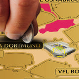Germany Football Stadium Scratch-Off Map